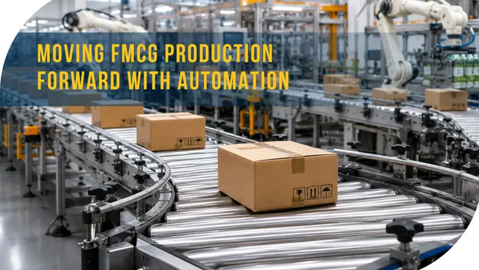 Automated conveyor system for FMCG material handling
